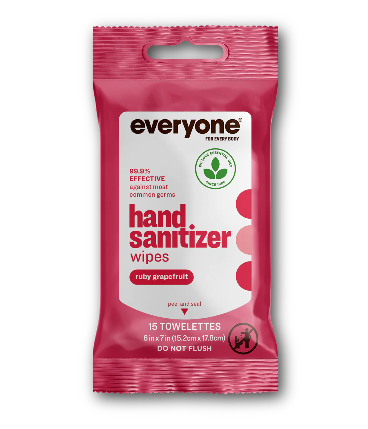 Ruby Grapefruit Resealable Hand Sanitizer Wipes - Image 3