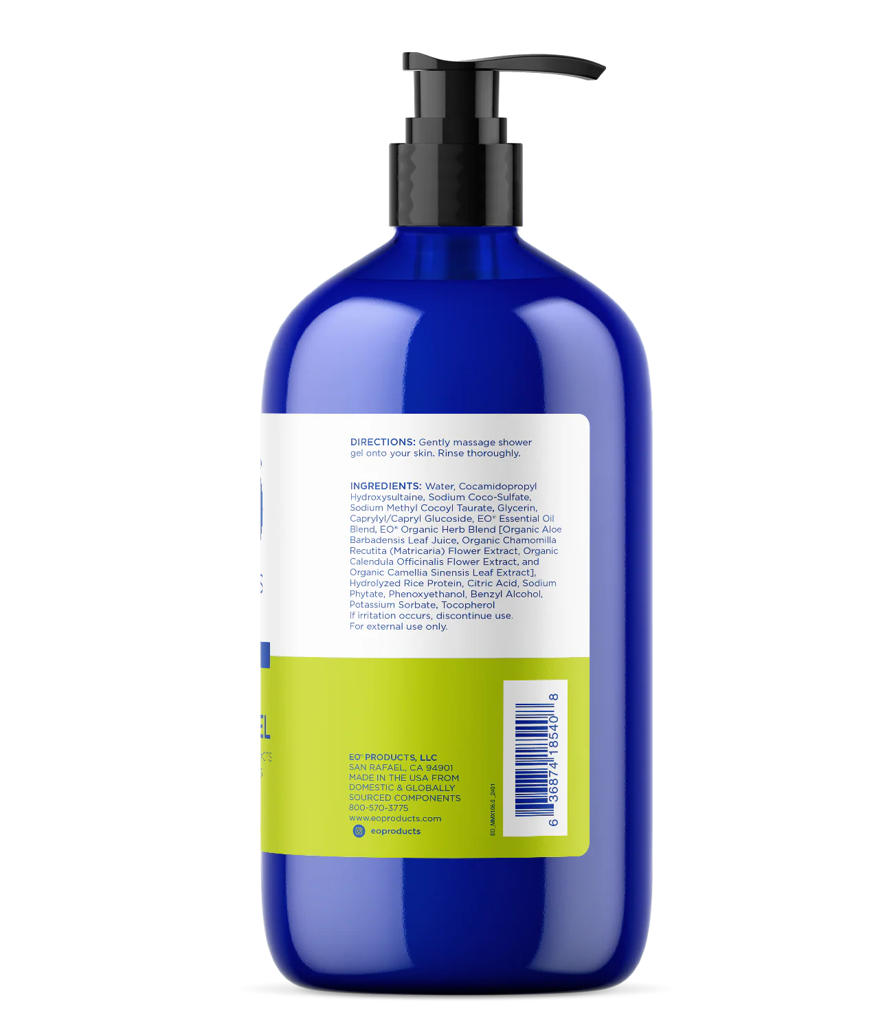 EO Essentials Shower Gel Lemon Verbena - Image 3