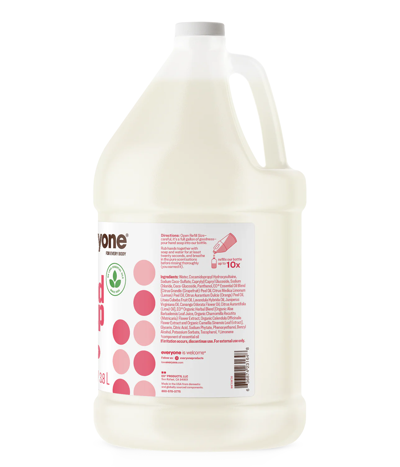 Ruby Grapefruit Hand Soap Gallon Case Pack of 4 - Image 3